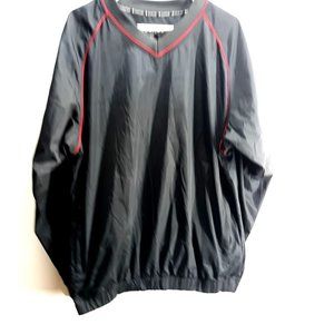 Foot Joy Mens Size Large Black Pullover Elastic Waist Zippered Pockets